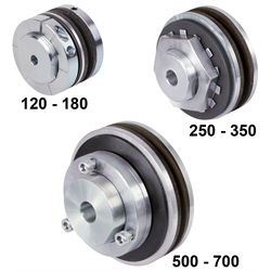 Rutschnabe FS Drehmoment einstellbar 1-10 Nm vorgebohrt Außendurchmesser 30mm mit 4 Tellerfedern max. Bohrung: 10mm Buchsenlänge 4,2mm mit Klemmmutter, Produktphoto