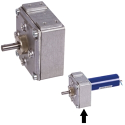 Stirnradgetriebe GE/I i=270:1 passend zu Motoren 43040100 43040300 43040500 , Produktphoto