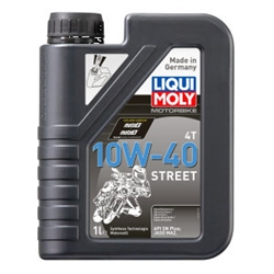 LIQUI MOLY Motorbike 4T 10W-40 Street 1l Verpackungseinheit = 6 Stück (Das aktuelle Sicherheitsdatenblatt finden Sie im Internet unter www.maedler.de in der Produktkategorie), Produktphoto