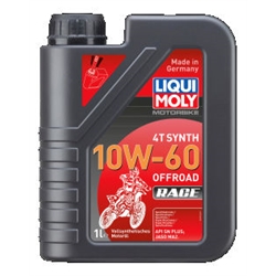 LIQUI MOLY Motorbike 4T Synth 10W-60 Offroad Race 4l Verpackungseinheit = 4 Stück (Das aktuelle Sicherheitsdatenblatt finden Sie im Internet unter www.maedler.de in der Produktkategorie), Produktphoto