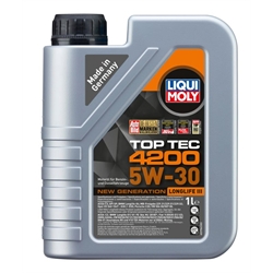 LIQUI MOLY Top Tec 4200 5W-30 New Generation 20l 3708 (Das aktuelle Sicherheitsdatenblatt finden Sie im Internet unter www.maedler.de in der Produktkategorie), Produktphoto