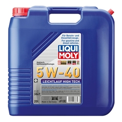 LIQUI MOLY Leichtlauf High Tech 5W-40 1l 3863 Verpackungseinheit = 6 Stück (Das aktuelle Sicherheitsdatenblatt finden Sie im Internet unter www.maedler.de in der Produktkategorie), Produktphoto