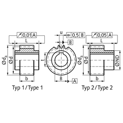 Präzisions-Stirnzahnrad aus 16MnCr5 Modul 4 21 Zähne Bohrung 35H6 gehärtet und geschliffen schräg verzahnt 19°31'42" linkssteigend Außendurchmesser 97,1mm, Technische Zeichnung