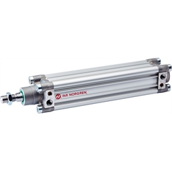 Doppeltwirkender Normzylinder nach ISO 15552 Zylinderdurchmesser 63mm Hub 125mm Druck max. 12 bar 
, Produktphoto